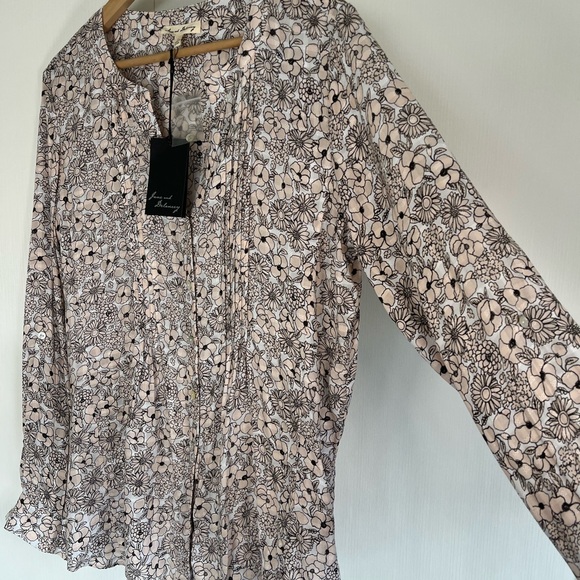 NWT Jane + Delancey Floral Blouse - Picture 3 of 6